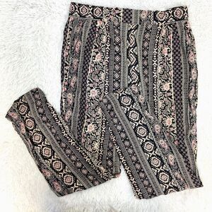 BCBG Maxazria Wide Leg Palazzo Stretch Pull On Lounge Pants Sz S